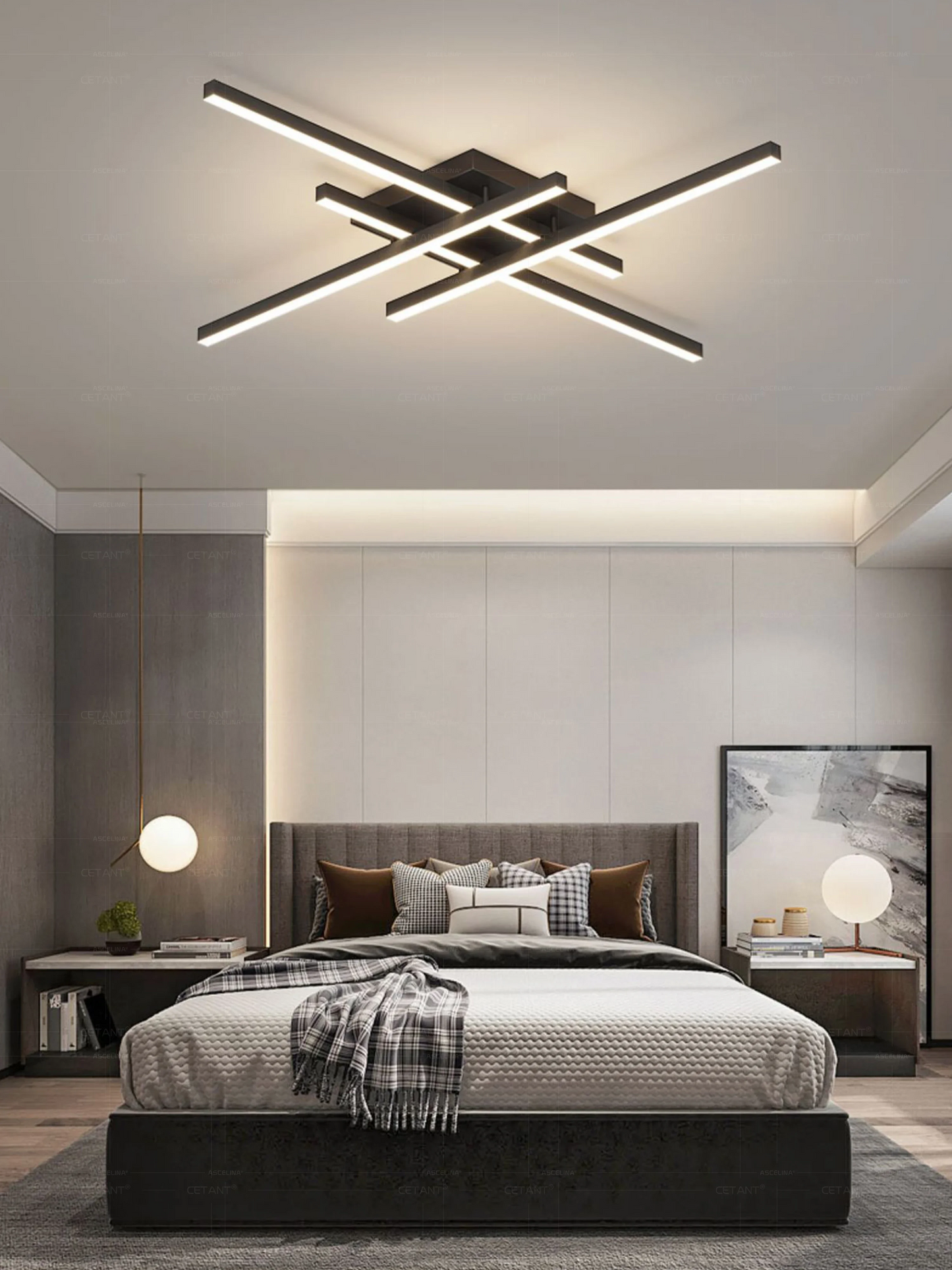 Cross LED Ceiling Light