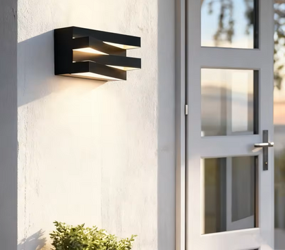 Layered Outdoor Wall Light