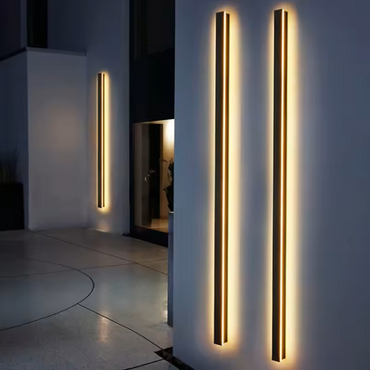 Slim Vertical Outdoor Wall Light
