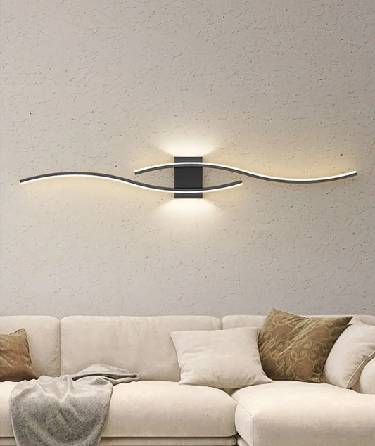 Wavy LED Wall Light