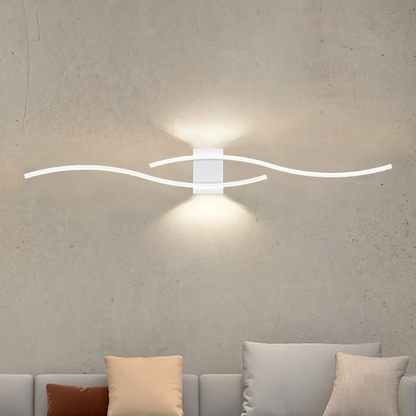 Wavy LED Wall Light